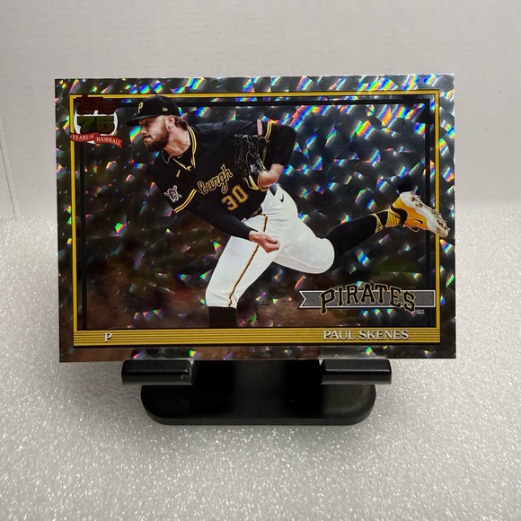 Topps Other - Paul Skenes 2026 Topps Series 1 Paul Skenes Silver Crackle 1991 Topps #T91-50